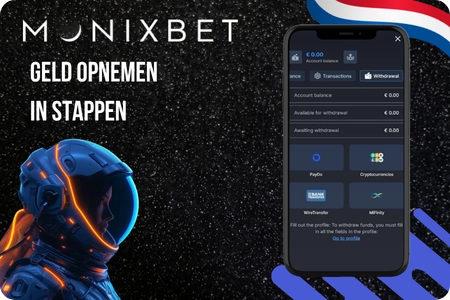 Hoe geld opnemen bij Monixbet Casino