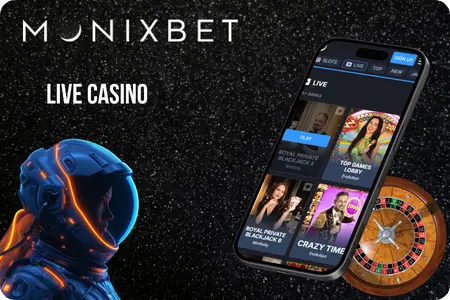 Monixbet Live dealer games