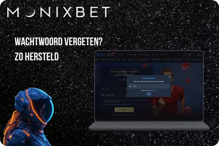 Monixbet wachtwoord herstellen in enkele stappen via e-mail
