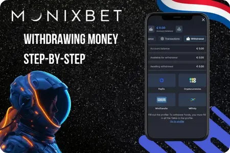 How to withdraw money at Monixbet Casino