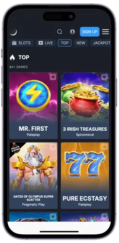 Top games at Monixbet Casino